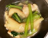 むきたけと小松菜と鶏肉の中華風炒め作り方8写真