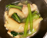 むきたけと小松菜と鶏肉の中華風炒め作り方8写真