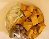 鶏肉とかぼちゃのクリーム煮作り方2写真