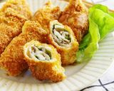 ☆簡単☆まいたけ肉巻きフライ作り方6写真