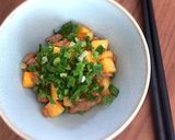 柿と納豆の酢の物★簡単ダイエットメニュー作り方4写真