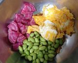 ビーツと枝豆と卵の和え物作り方4写真