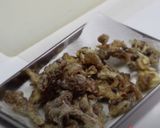 超簡単おつまみ！カリカリ舞茸の甘唐揚げ作り方5写真