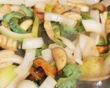 ゴーヤとナスと玉ねぎの味噌炒め作り方5写真
