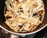 厚揚げと牛肉のおろしキノコ添え作り方2写真