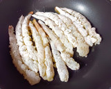 天ぷら用の海老のバジル風味の海老揚げ焼き作り方4写真