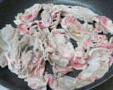 豚肉と舞茸の柚子胡椒ポンマヨ炒め作り方1写真