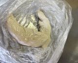 鶏ささ身とカブの葉の味噌炒め作り方1写真