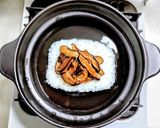 作り置き椎茸の佃煮で土鍋を使った雑炊作り方2写真
