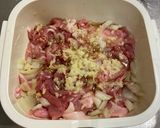 玉ねぎシャキシャキ豚丼レンチン作り方1写真