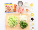 簡単大皿☆豚ばらキャベツの甘辛焼ビーフン作り方2写真