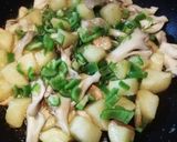 フライパンで!舞茸とポテトのアヒージョ風作り方5写真