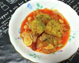 揚げ焼きじゃがいも☆ピリ辛ポークビーンズ作り方7写真
