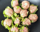 手が汚れにくい♡レタスの皮deしゅうまい作り方5写真