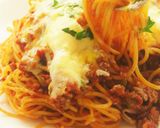 とろ～りチーズ×半熟卵ミートソースパスタ作り方8写真