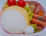 ドラミちゃん キャラ弁作り方3写真