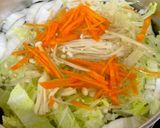 白菜 えのき 人参の味噌汁^^作り方4写真