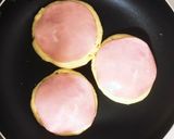 ハムチーズホットケーキ作り方7写真