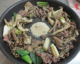 舞茸と牛肉のすき焼き風炒め☆お肉柔らか！作り方4写真