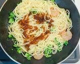 エビとブロッコリーの万能きび酢パスタ作り方3写真