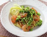 エビとブロッコリーの万能きび酢パスタ作り方4写真