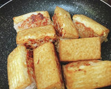 分量簡単♪厚揚げはさみ焼きハンバーグ作り方6写真