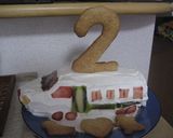 新幹線ケーキ作り方7写真