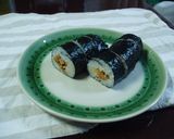 １人でウマご飯☆パパッと納豆キムチ巻寿司作り方6写真