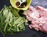 簡単３分！ももニラ炒め作り方1写真