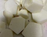 蓮根、里芋　秋の炊き込みご飯作り方1写真