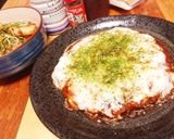 お好み焼きの『フワトロ山かけ』作り方6写真