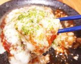 お好み焼きの『フワトロ山かけ』作り方7写真
