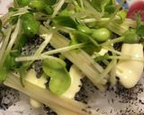 半端野菜トッピング*10分朝食*卵焼き丼作り方4写真