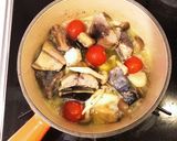 キャンプ飯♡魚介アヒージョ作り方3写真