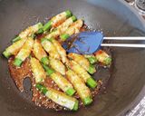 オクラ肉巻き韓国BBQ辛味ダレ☆お弁当作り方7写真