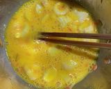 お麩でふわふわ桜海老卵　干し貝柱スープ作り方2写真