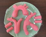心臓ケーキ（バームクーヘンで時短！）作り方3写真