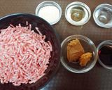 肉味噌　～おにぎりの具などに～作り方1写真