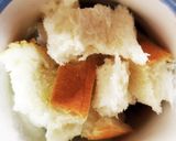 カボチャとブロッコリーのパン粥作り方5写真