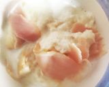 カボチャとブロッコリーのパン粥作り方6写真