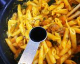 南瓜と鯖味噌缶で作るほっくりペンネ作り方4写真