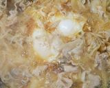 玉ねぎと糸こんにゃくと玉子の豚丼作り方7写真