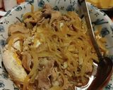 玉ねぎと糸こんにゃくと玉子の豚丼作り方8写真