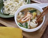 ちくわと白菜のピリ辛つけうどん作り方5写真