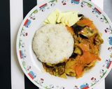 炊飯器で市販のミートソースと野菜の煮込み作り方4写真