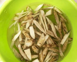 レンジで簡単！牛肉とごぼうのしぐれ煮作り方1写真