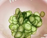 さっぱり簡単副菜！カニカマきゅうりもみ作り方1写真