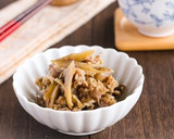 レンジで簡単！牛肉とごぼうのしぐれ煮作り方6写真