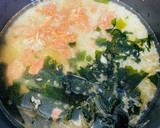 紅鮭中骨水煮缶とわかめの炊き込みご飯作り方4写真