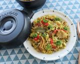 チキンのカレーパエリア風炊き込みごはん作り方8写真